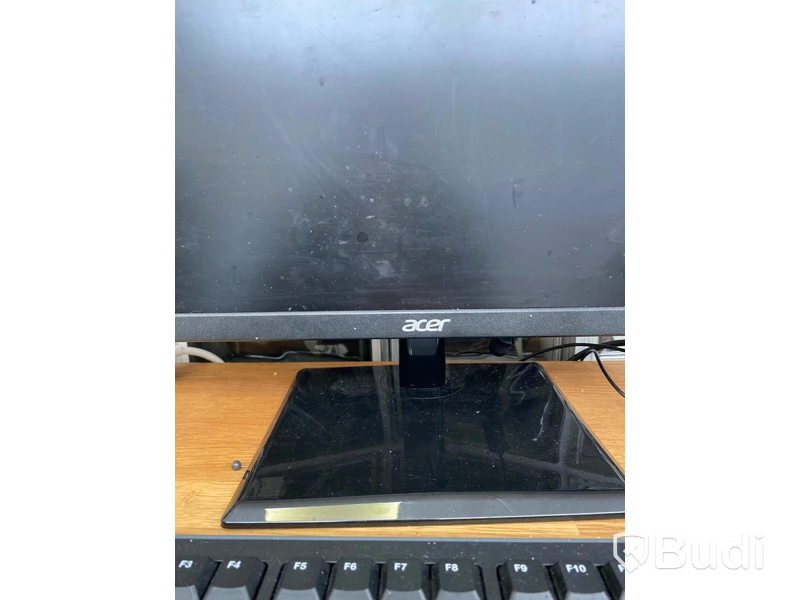 Asus desktop computer, Acer monitor