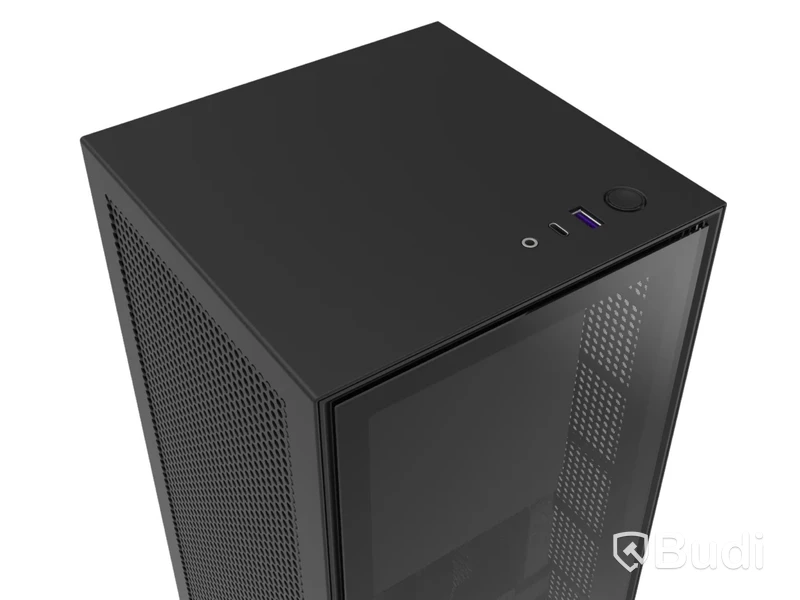 4 st. Datorchassi NZXT H1 svart