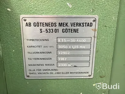 Kantvik Göteneds K15-30 A600 -1987