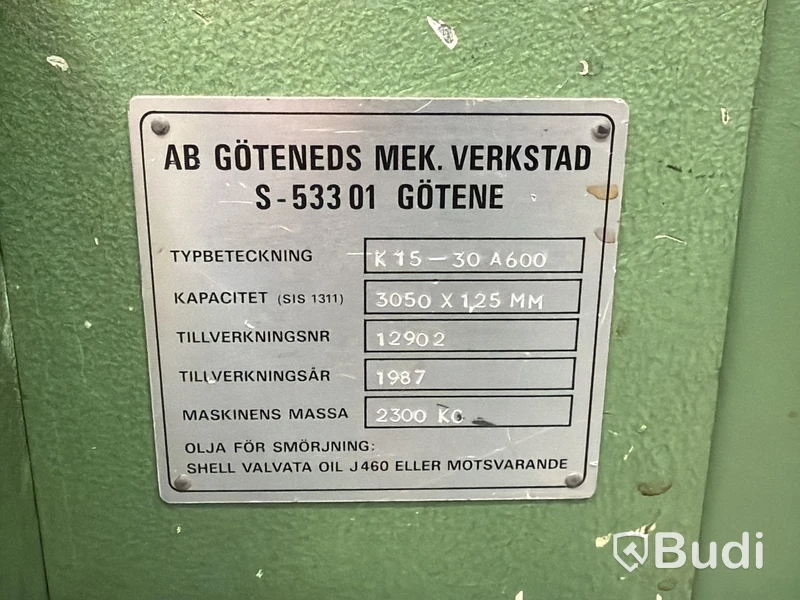 Kantvik Göteneds K15-30 A600 -1987