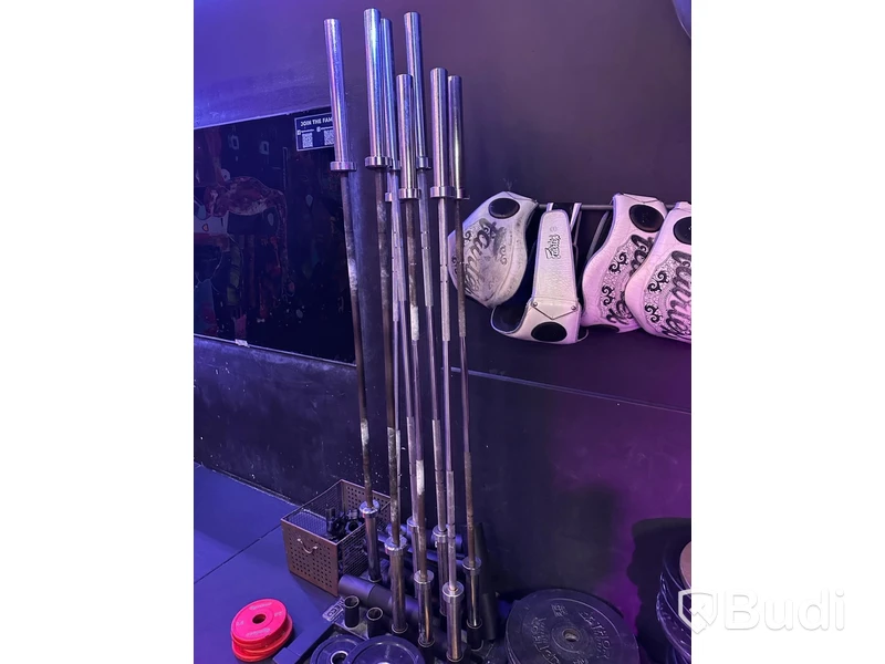Lot of barbells