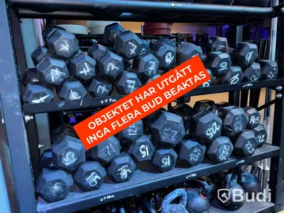 Viktställ inkl. hantlar och kettlebells