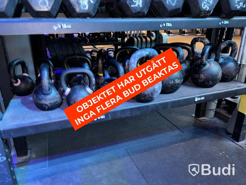 Viktställ inkl. hantlar och kettlebells