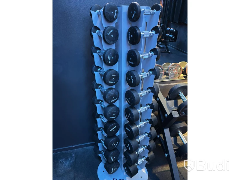 Komplett ställning med hantlar från Eleiko 1 - 10kg
