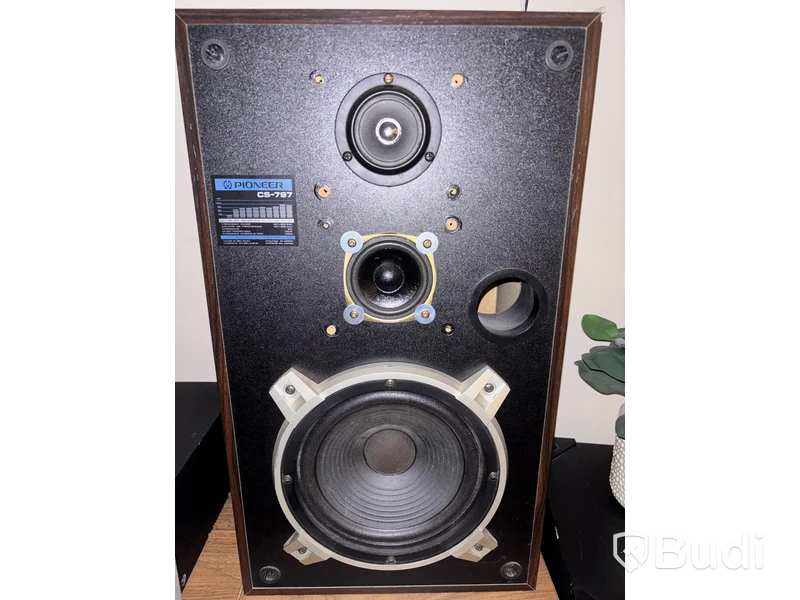 2 speakers incl. 2 turntables and a Pioneer mixer