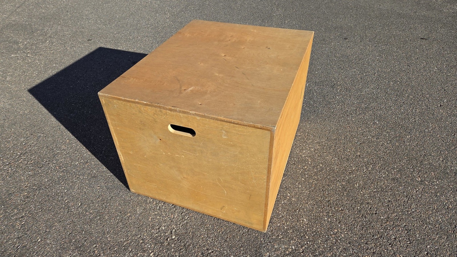 2 st plyoboxar, naturlig träfärg