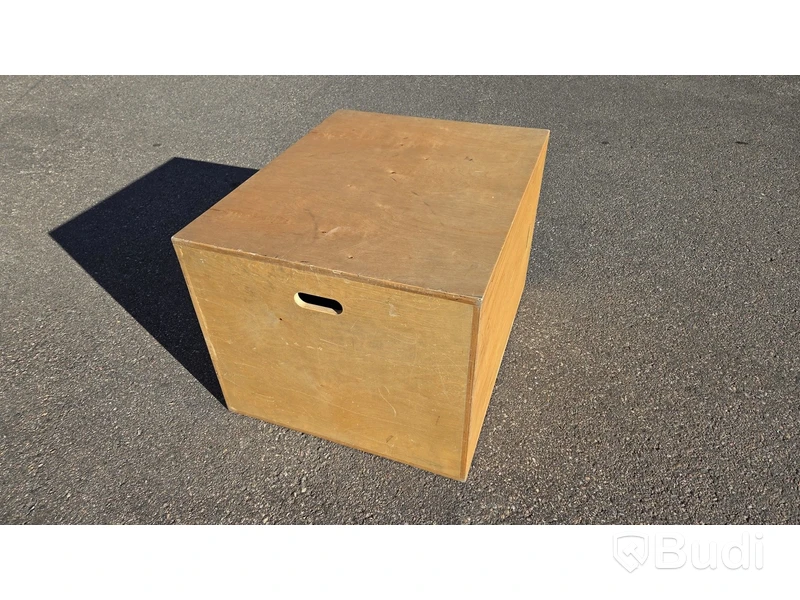 2 st plyoboxar, naturlig träfärg