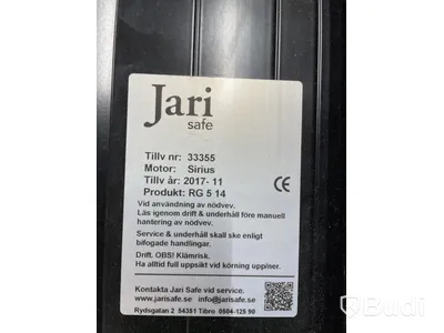 Säkerhetsgaller Jari Safe RG 5 14, svart metall