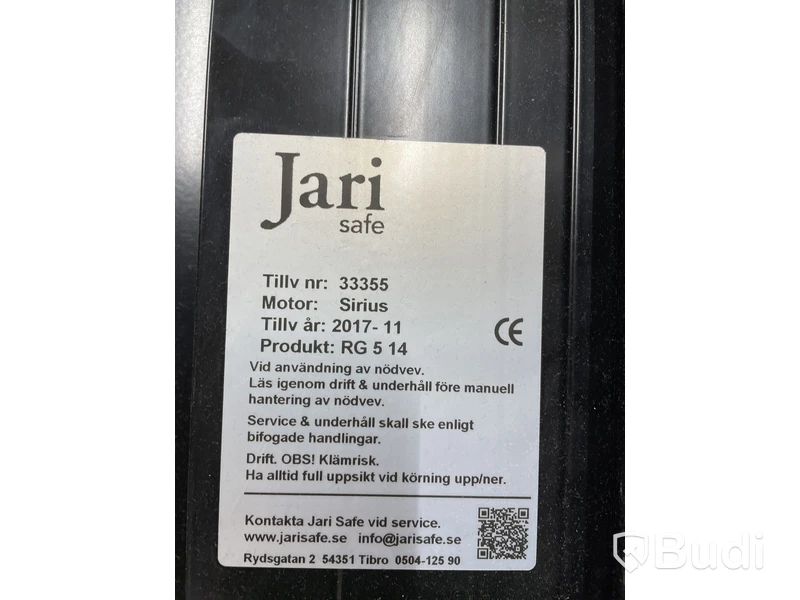 Säkerhetsgaller Jari Safe RG 5 14, svart metall