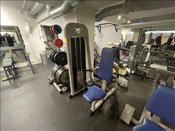 Triceppress från Impact med viktmagasin 200 kg