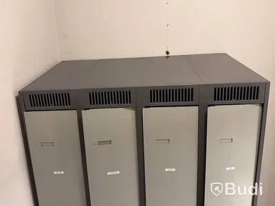 Skåp 4-dörrar, grå