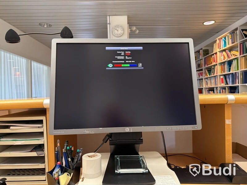 Kunddisk, datorskärm, headset m.m.
