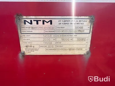 Container trailer NTM RTPR-4 - 2013