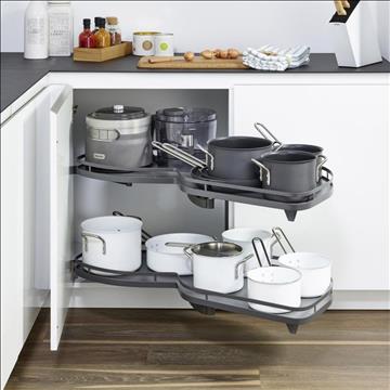 Hörnskåpsutdrag – Le Mans II, Arena Plus Style antracit. 40 cm