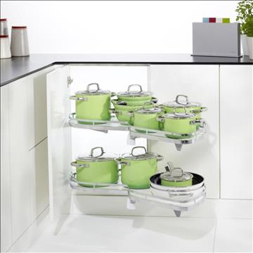 Hörnskåpsutdrag – Le Mans II, Arena Plus Style Krom 50 cm 