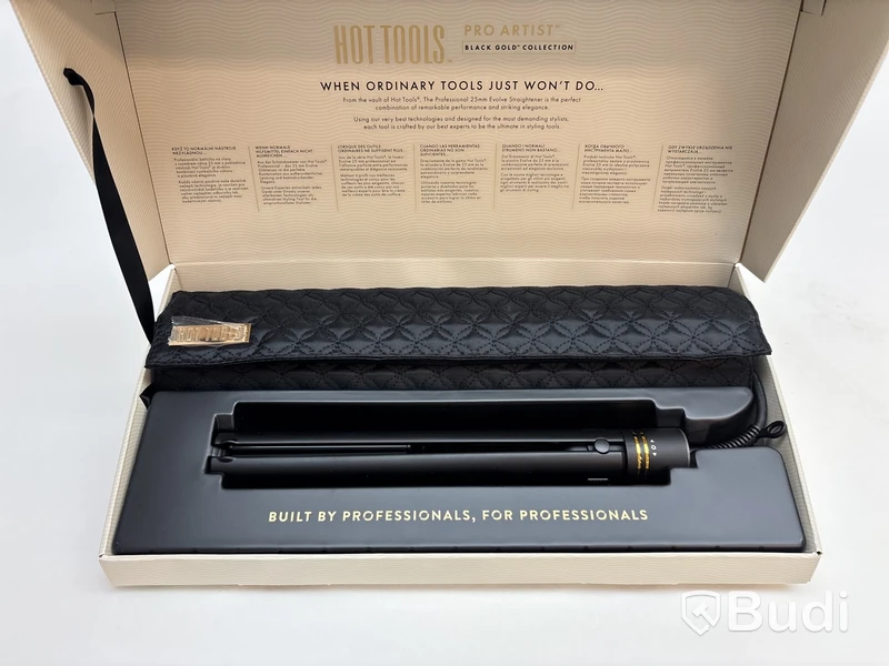 Plattång Hot Tools Pro Artist, Black Gold collection