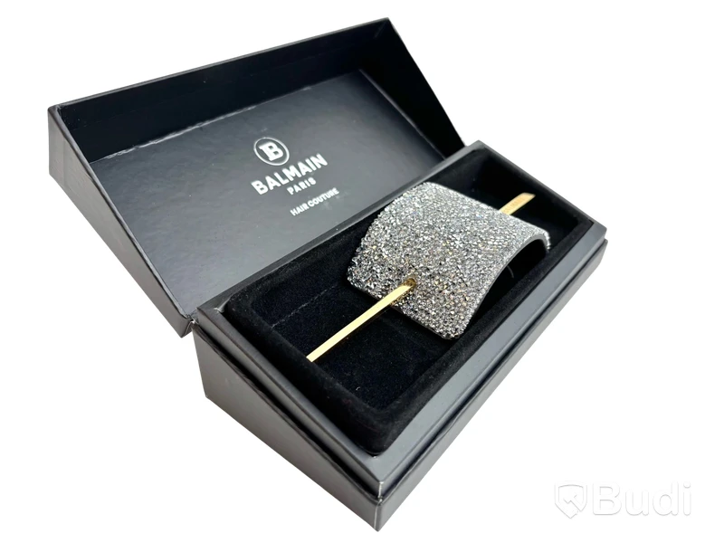 Hårspänne Balmain Paris, Limited Edition, Crystal silver hair barrette