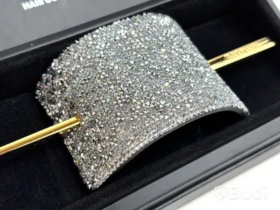 Hårspänne Balmain Paris, Limited Edition, Crystal silver hair barrette