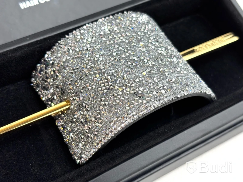 Hårspänne Balmain Paris, Limited Edition, Crystal silver hair barrette
