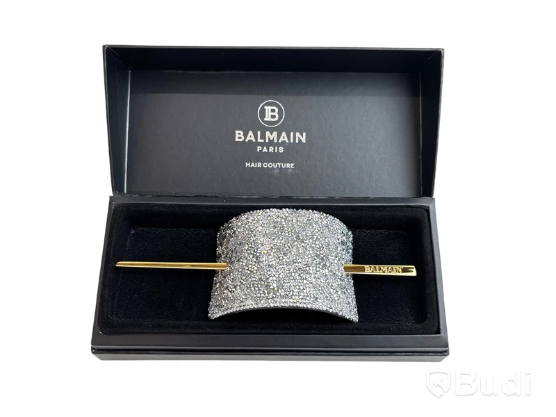 Hårspänne Balmain Paris, Limited Edition, Crystal silver hair barrette