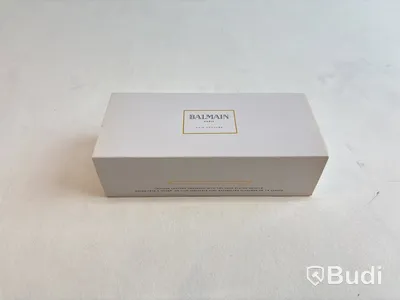 Hårband i läder Balmain Paris, med 14k guldpläterade detaljer,