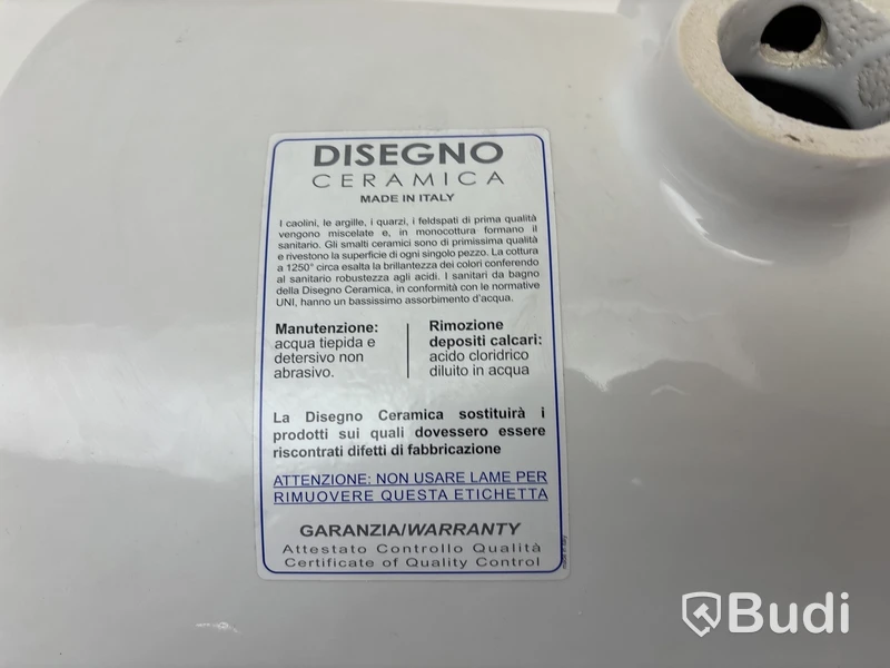 Tvättställ Disegno Ceramica, Lavabo Kanal sottop 60