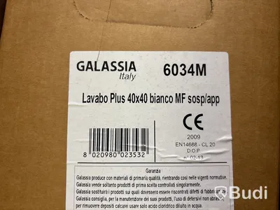 Tvättställ Galassia, Lavabo Plus 6034M 40 cm
