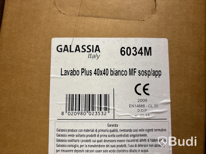 Tvättställ Galassia, Lavabo Plus 6034M 40 cm