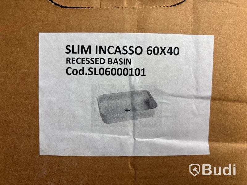 Tvättställ Disegno Ceramica, Lavabo Slim 60 incasso