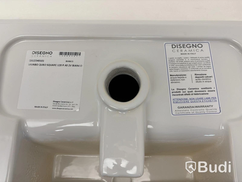 Dubbeltvättställ Qubo, QS12D40101