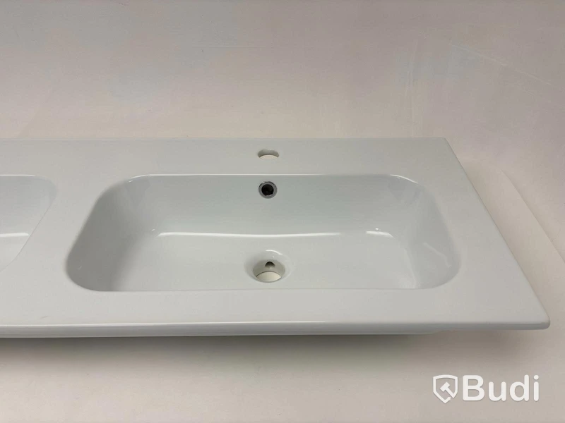 Dubbeltvättställ Qubo, QS12D40101