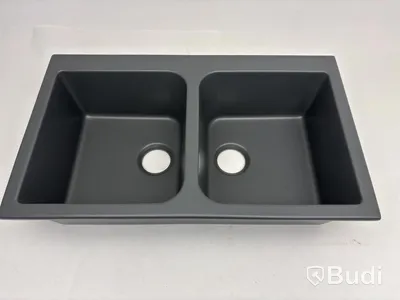 (NEW) Washbasin Disegno Ceramica, POT 33 - Grey Bromine