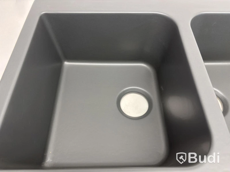(NEW) Washbasin Disegno Ceramica, POT 33 - Grey Bromine