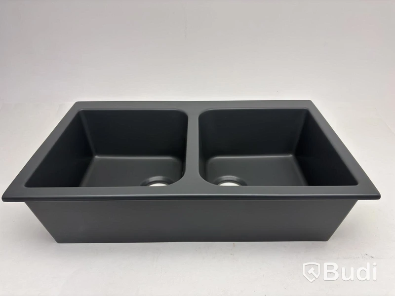 (NEW) Washbasin Disegno Ceramica, POT 33 - Grey Bromine