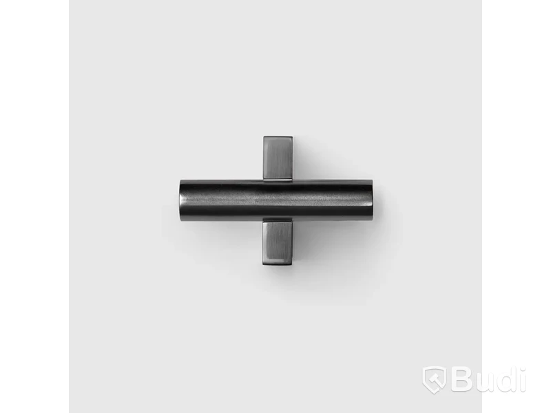 (NEW) 20 Furniture Knobs, Haven Knob A2.02, Brushed Black Chrome