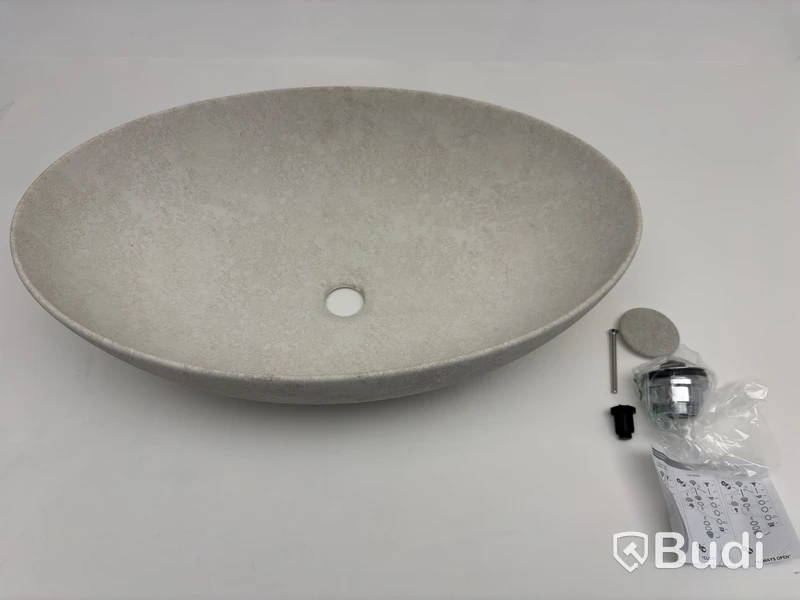 Tvättställ Disegno Ceramica Oval 60 Slim Sabbia