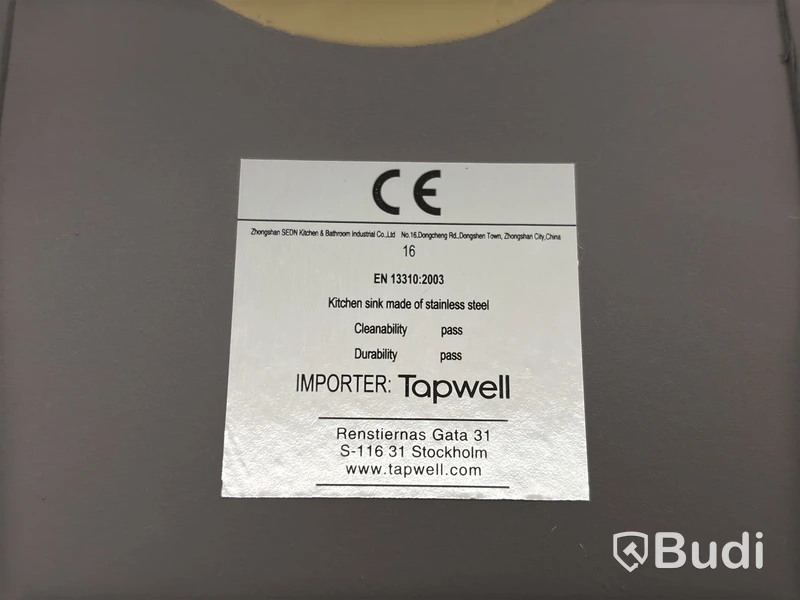 Tapwell TA4030 Washbasin, Brass PVD