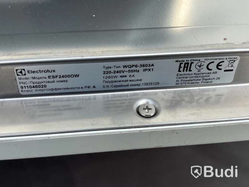 Bänkdiskmaskin Electrolux