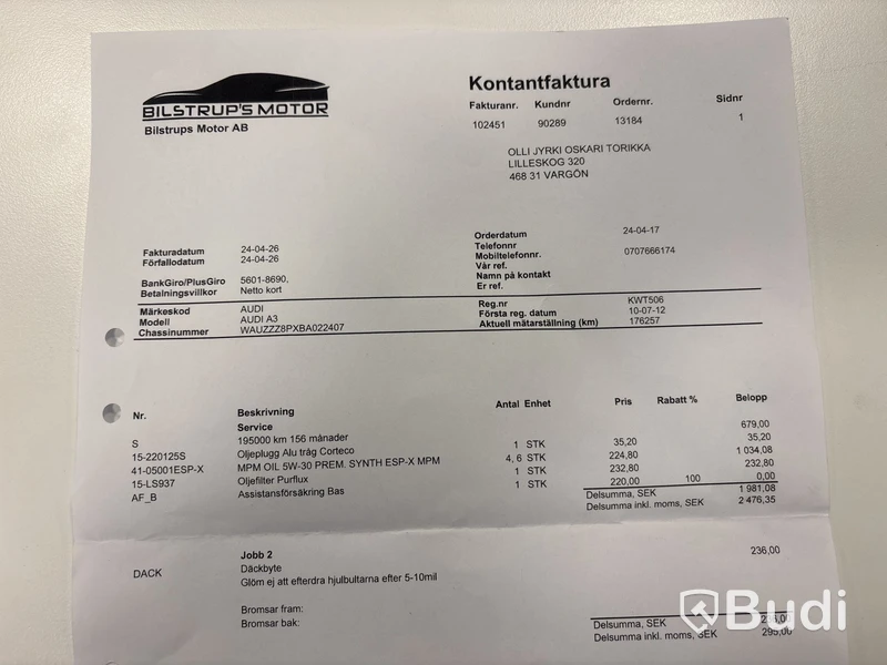 AUDI A3 Quattro 200hk S Tronic 2010 | BENSIN