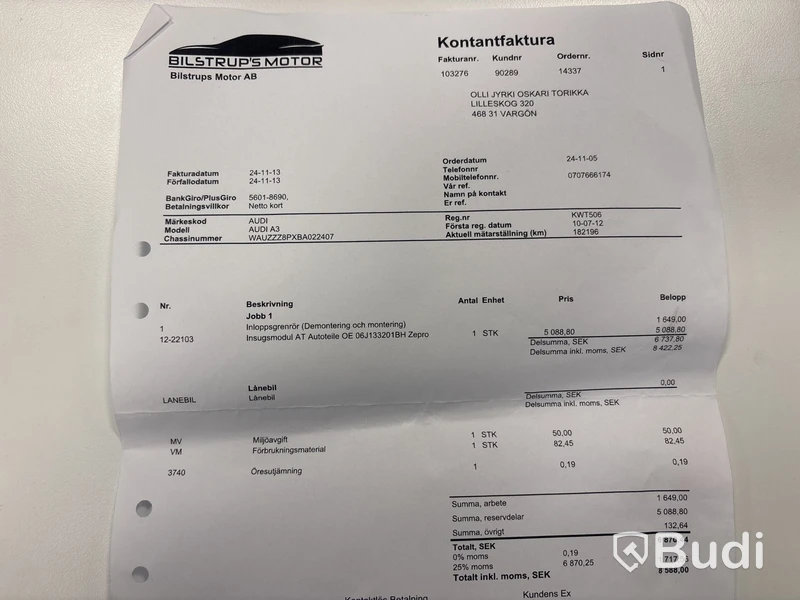 AUDI A3 Quattro 200hk S Tronic 2010 | BENSIN