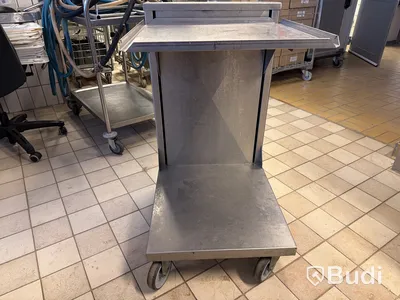 Diskbacksvagn rostfritt stål, hjul
