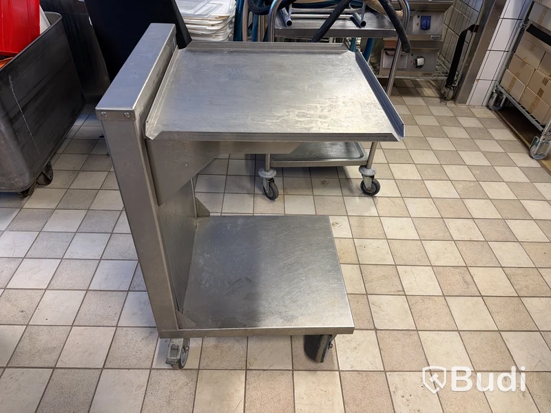 Diskbacksvagn rostfritt stål, hjul