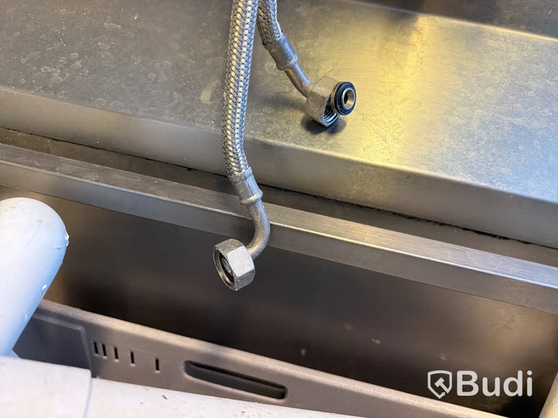 Förspolningsdusch med blandare, rostfritt