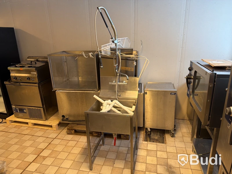 Förspolningsdusch med blandare, rostfritt