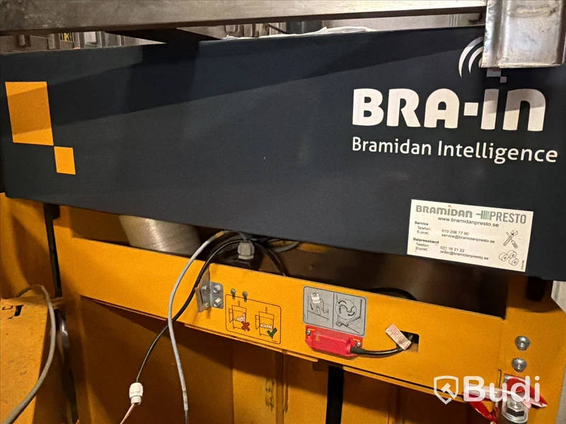 Bramidan press  för kartong / plast