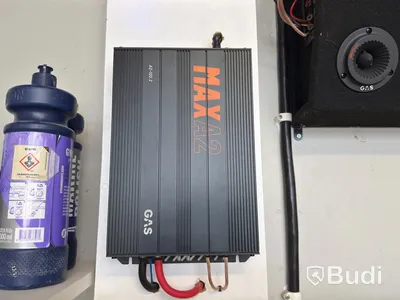 Car audio system - GAS MAD PB2-48 with GAS MAX A2 power amplifier
