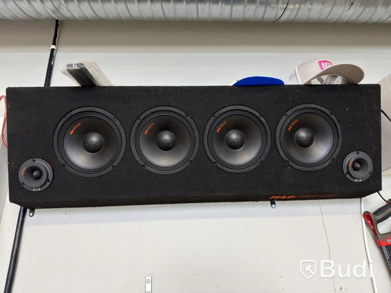 Car audio system - GAS MAD PB2-48 with GAS MAX A2 power amplifier