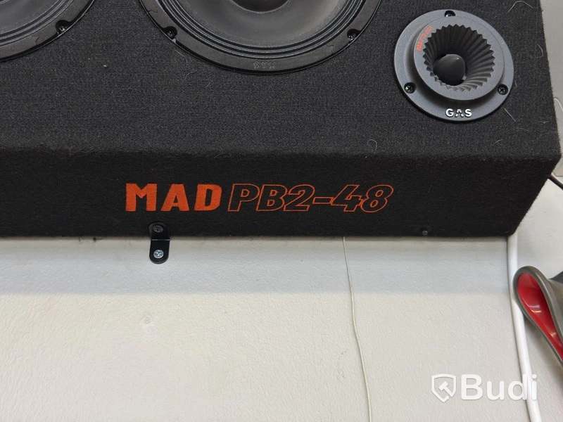 Car audio system - GAS MAD PB2-48 with GAS MAX A2 power amplifier