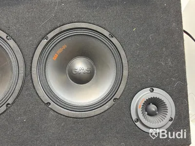 Car audio system - GAS MAD PB2-48 with GAS MAX A2 power amplifier