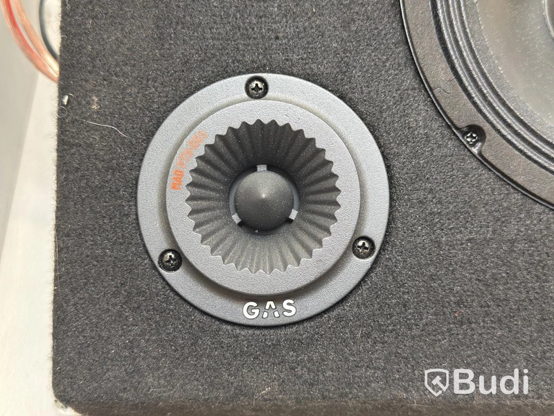 Car audio system - GAS MAD PB2-48 with GAS MAX A2 power amplifier